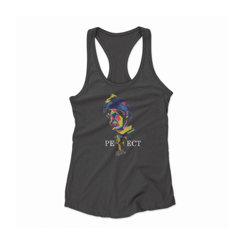 Roger Federer Art Perfect Women Racerback Tank Top