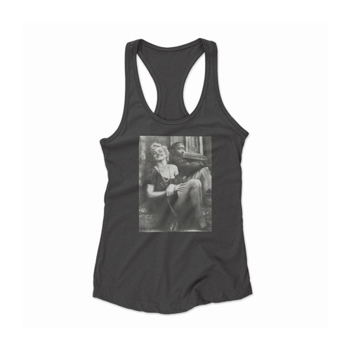 Tupac 2pac Ft Marilyn Monroe Women Racerback Tank Top