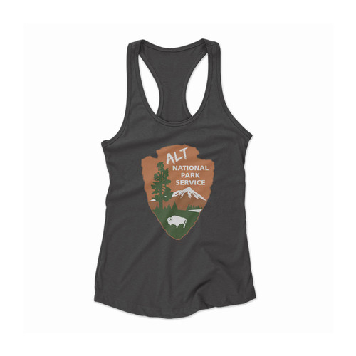 Alt Nps Logo National Park Service Women Racerback Tank Top