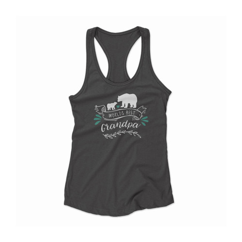 World's Best Grandpa Women Racerback Tank Top