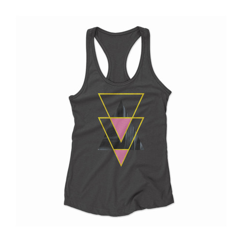 Marble Geometric Women Racerback Tank Top