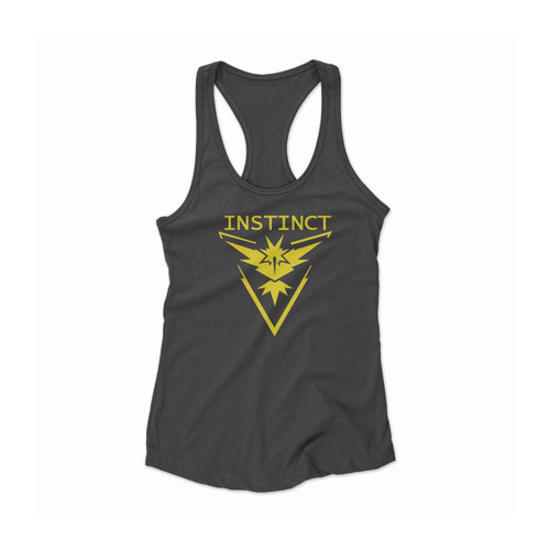 Pokemon Go Team Instinct Logo Women Racerback Tank Top