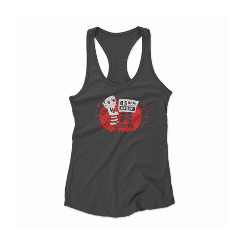 45 Rpm Record Group Women Racerback Tank Top