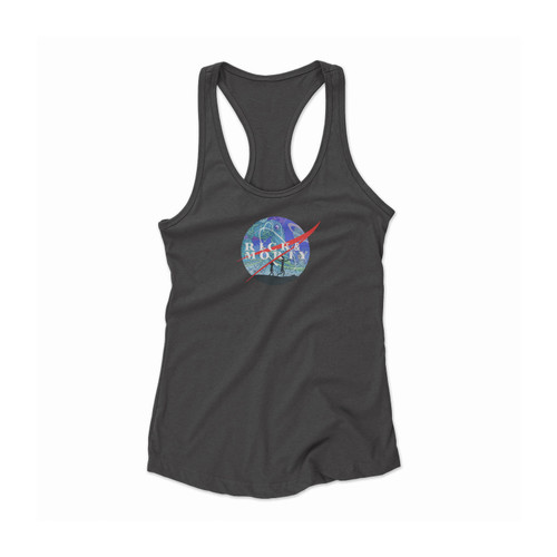 Rick And Morty Nasa Women Racerback Tank Top
