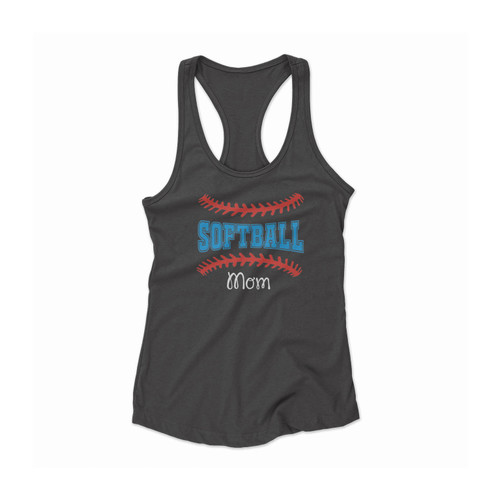 Softball Mom Women Racerback Tank Top