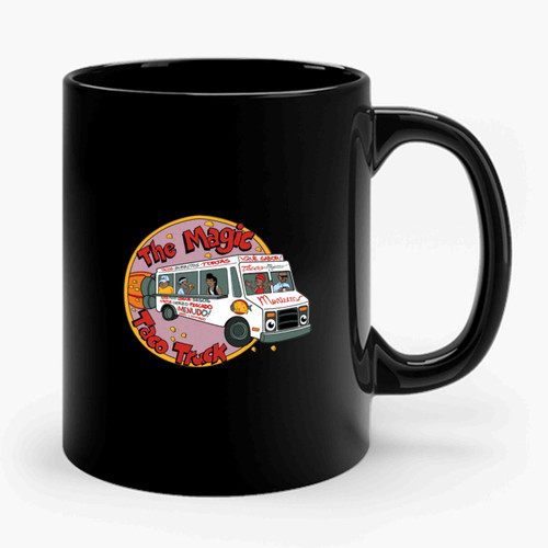 The Magic Taco Truck Funny Graffiti Taco Food Mexican Nerd California Funny Geek Humor Ceramic Mug