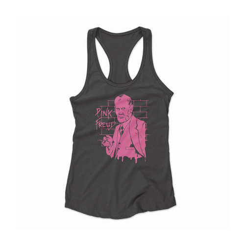 Pink Freud Vintage Science Psychology Dream Women Racerback Tank Top