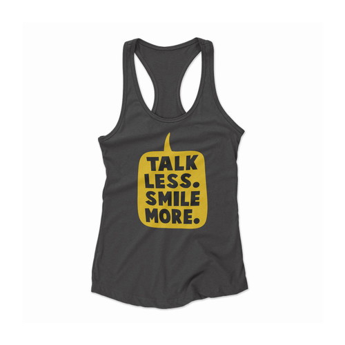 Hamilton Talk Less Smile More Women Racerback Tank Top