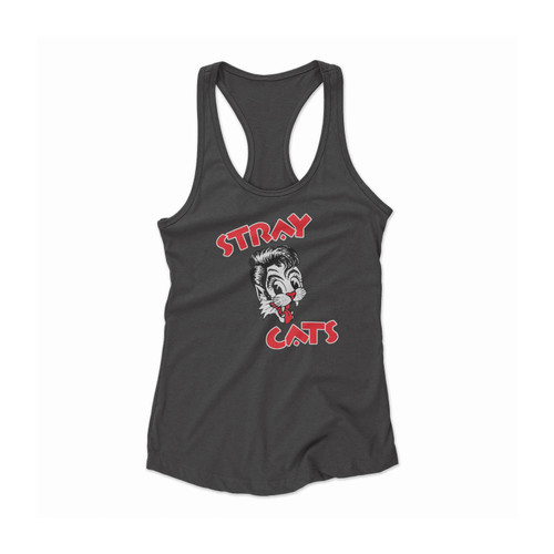 Cat Head Logo Women Racerback Tank Top