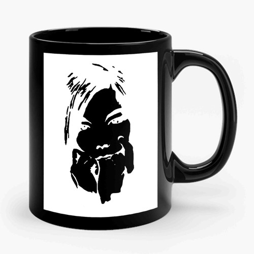 Bjork Face Street Art 2 Ceramic Mug