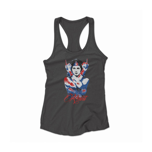 Wonder Woman Resist Dc Comics Resist Trump Feminist Resist Movement Women Racerback Tank Top