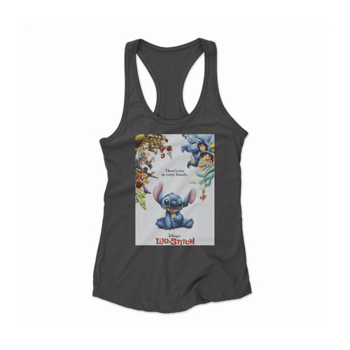 Stich And Family Women Racerback Tank Top