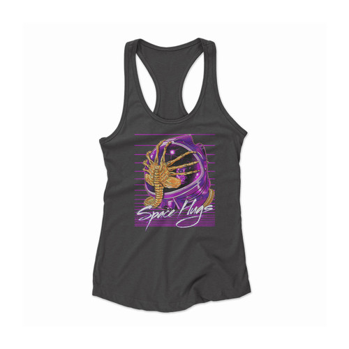 Space Hugs Alien Women Racerback Tank Top