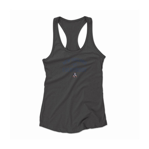 New England Vs Everybody 1 Women Racerback Tank Top