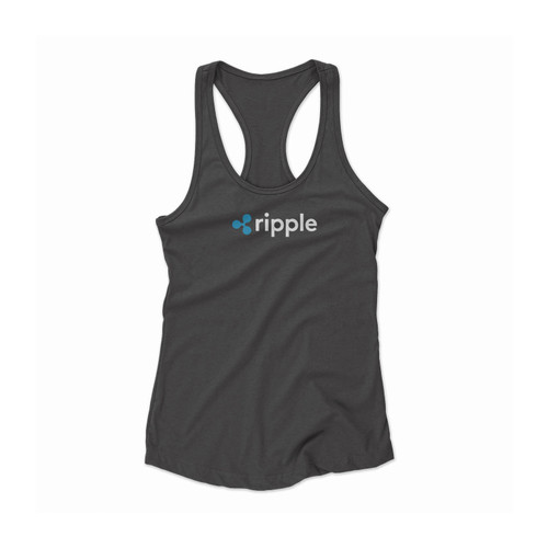 Ripple Xrp Crypto Women Racerback Tank Top