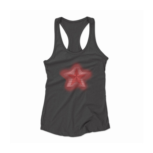 Captain America Inspired Winter Soldier Star Women Racerback Tank Top