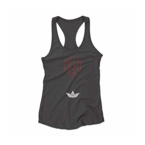 Youll Float Too Pennywise Women Racerback Tank Top