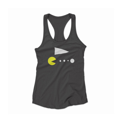 Angry Grandpa Prank Pacman Women Racerback Tank Top