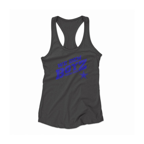 We Dem Boyz Dallas Cowboys Women Racerback Tank Top