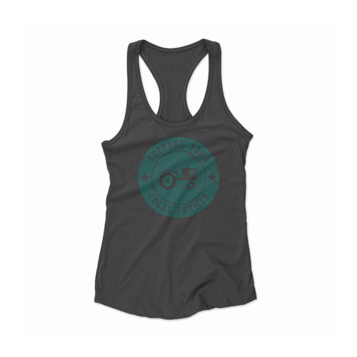 Support Your Local Farmer 2 Women Racerback Tank Top