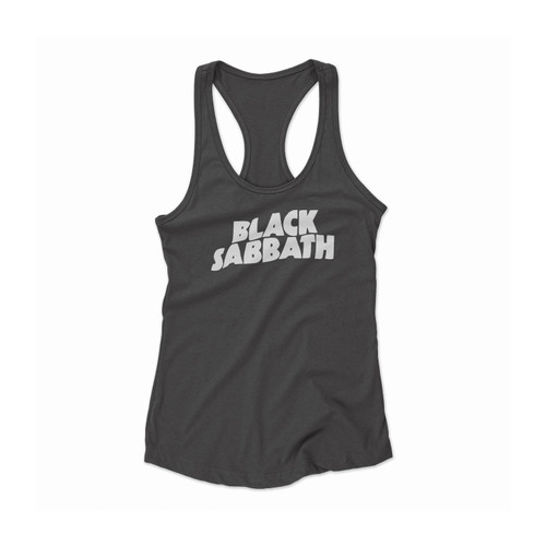 Black Sabbath Logo Women Racerback Tank Top