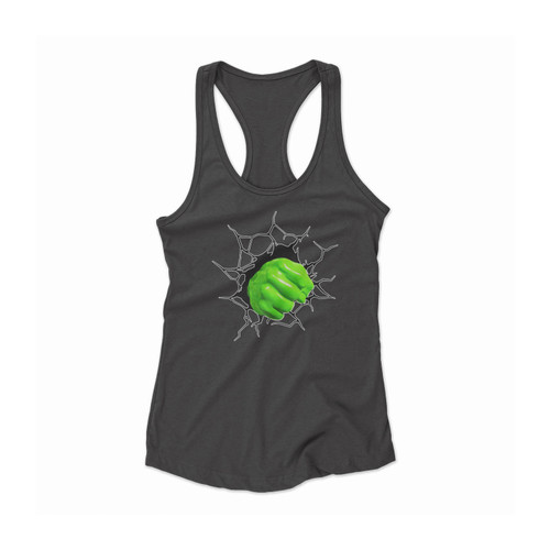 Superhero Hulk Smash Women Racerback Tank Top