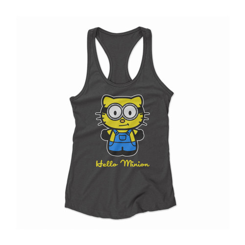Hello Yellow Women Racerback Tank Top
