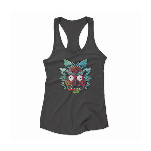 Rick And Morty Kaiju Style Women Racerback Tank Top