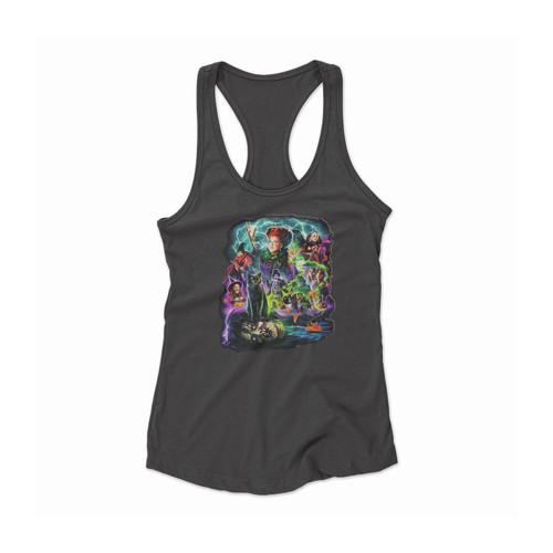 Hocus Pocus Halloween Sanderson Sisters Hocus Pocus Characters Women Racerback Tank Top