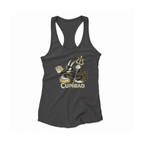 Cuphead Deal With The Devil Women Racerback Tank Top