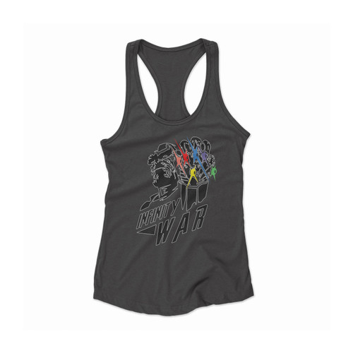 Infinity War Avengers Marvel Women Racerback Tank Top