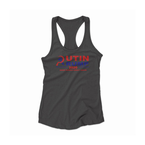 Trump Putin 2020 Parody Women Racerback Tank Top