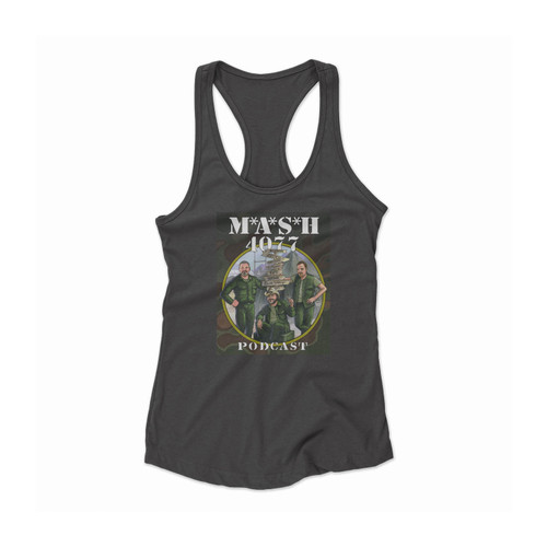 Mash 4077 Podcast Women Racerback Tank Top