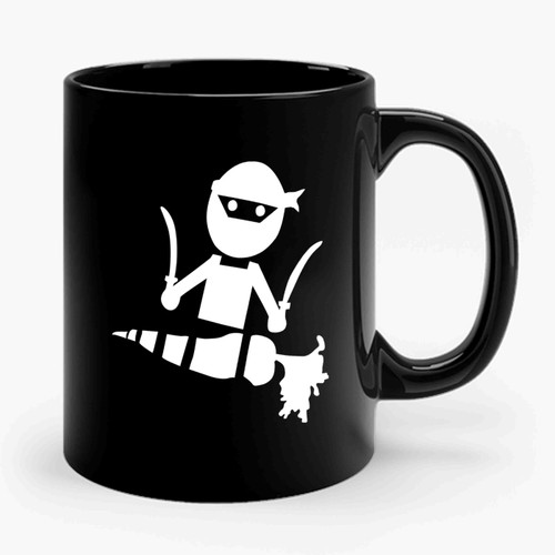 VEGE NINJA Vegan Vegetarian Ceramic Mug