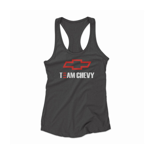 Chevrolet Team Chevy Logo Women Racerback Tank Top