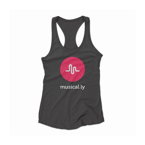 Musically Graphic Logo Women Racerback Tank Top