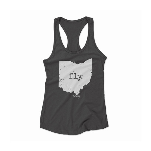 Fly Ohio Women Racerback Tank Top