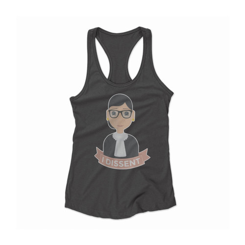 Ruth Bader Ginsburg Rbg I Dissent Women Racerback Tank Top