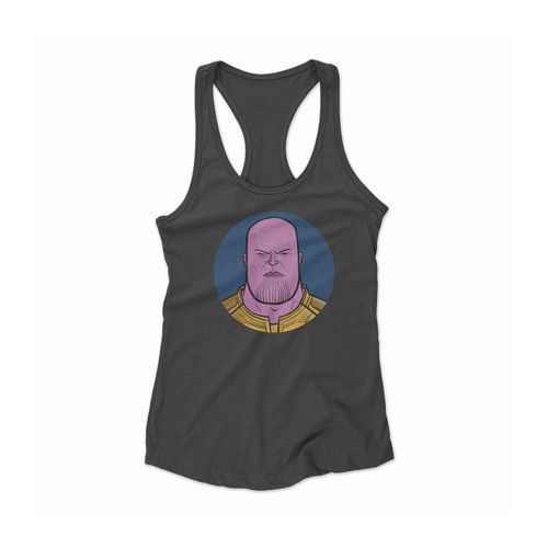 Thanos Scary Face Infinity Marvel Avengers Infinity War Women Racerback Tank Top