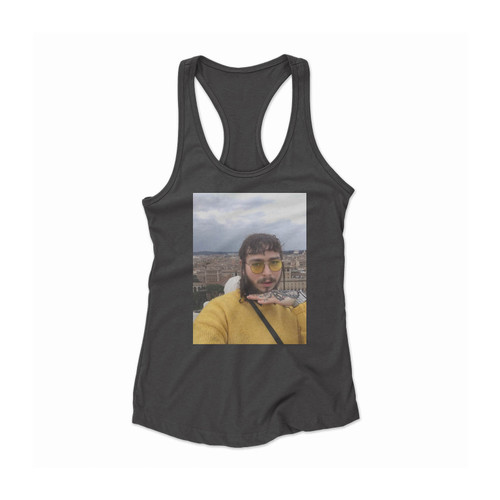 Post Malone Pose Women Racerback Tank Top