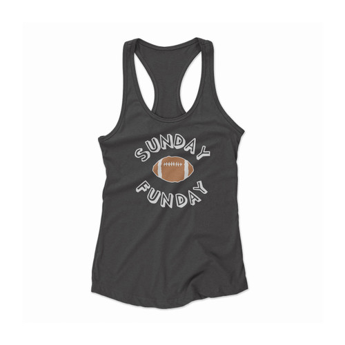 Denver Broncost Sunday Funday Football Women Racerback Tank Top