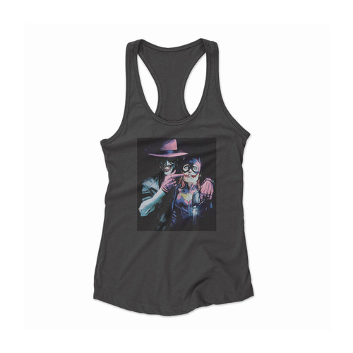 Batgirl Joker Comic Book Women Racerback Tank Top