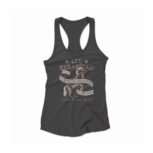 Parks And Recreation Li'l Sebastian Women Racerback Tank Top