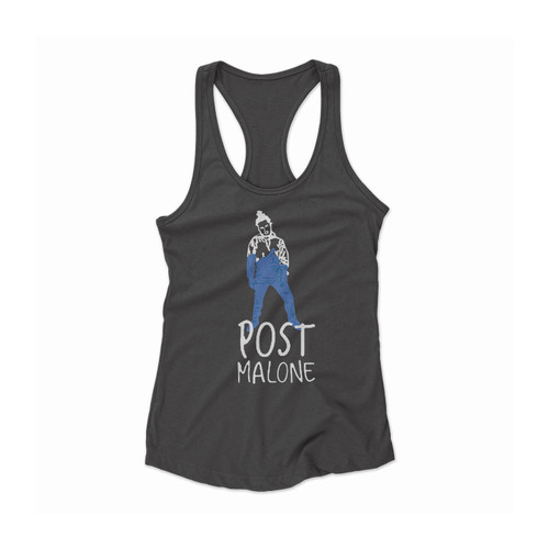 Post Malone Pose 2 Women Racerback Tank Top