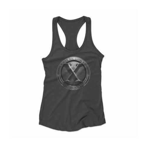 X Men Firs Class Logo Women Racerback Tank Top