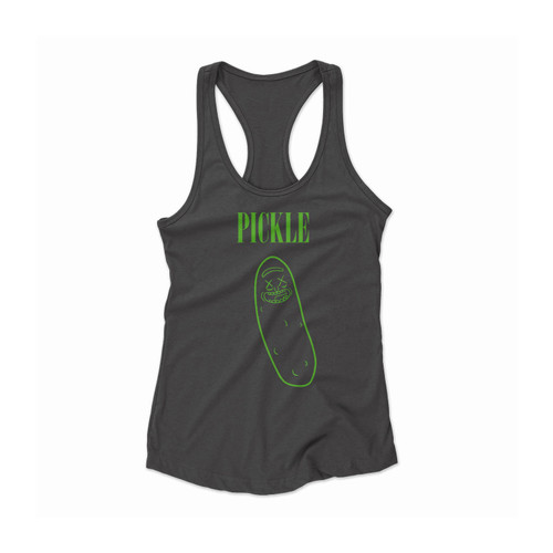 Pickle Rick And Morty Women Racerback Tank Top