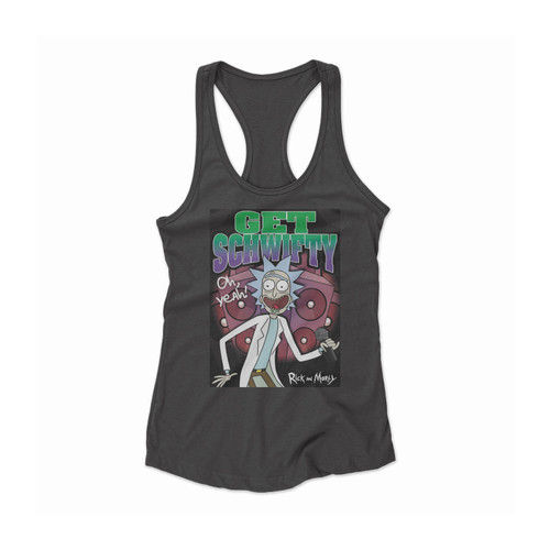 Rick And Morty Get Schwifty Women Racerback Tank Top