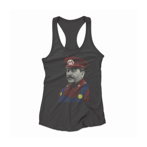 Stalin Mario Bros Women Racerback Tank Top