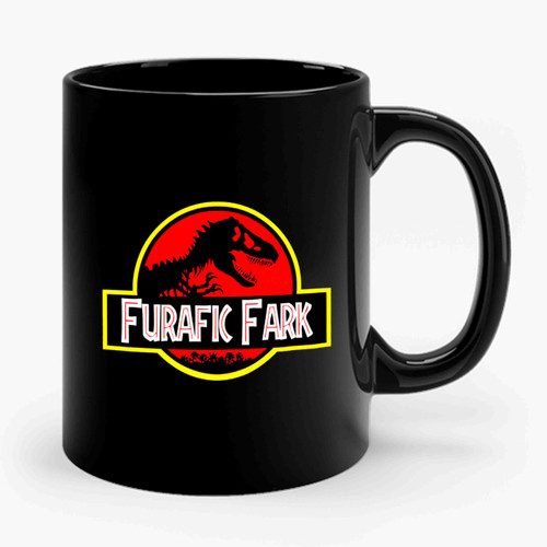 Jurassic Park Jurassic World Furafic Fark Funny Parody 2 Ceramic Mug