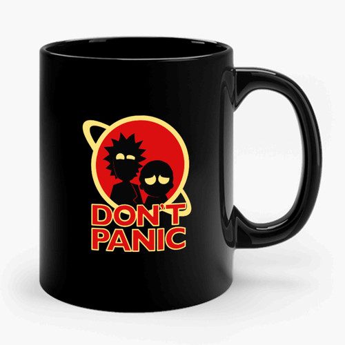 Rick And Morty Don't Panic 1 Ceramic Mug